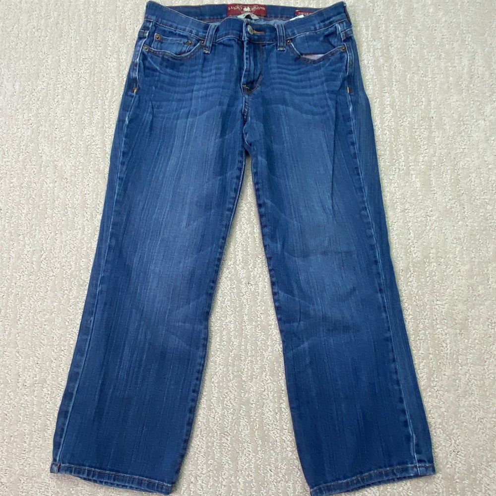 Lucky Brand Jeans Womens Sweet N Crop Low Rise Denim Cotton Stretch 4/27
